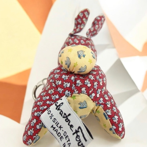 Salvatore Ferragamo Silk Plush Charm ππ°π - Picture 5 of 17